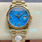8+ Factory Luxury Replica Rolex Day-Date Swiss 2824 Turquoise Dial watch